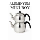 Tiesa Home Alüminyum Küre Çaydanlık Mini Boy Siyah Kulp