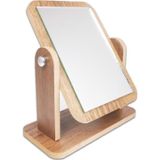 Tiesa Home Bambu Standlı Ayarlanabilir Dikdörtgen Makyaj Aynası 21cm