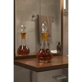 Tiesa Home Cam Yaldızlı El Imalatı 700CC Zeytinyağlık Likör Şişesi Başucu Sürahisi M16 - 700 ml