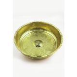 Tiesa Home El İşlemeli Banyo Bakır Hamam Tası Gold