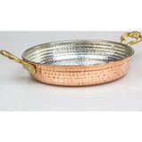 Tiesa Home Kalın Malzeme El Dövmesi Bakır Sahan Tava 22cm