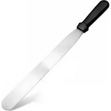 Tiesa Home Paslanmaz Çelik Pasta Düzleme Hazırlama Spatulası Dilimleyici Kaldırıcı 31CM - 31 cm