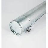 Tiesa Home Paslanmaz Galvanizli Boş Kebap Şişi Kabı Kutusu 50cm