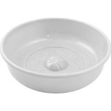 Tiesa Home Plastik 21cm Banyo Hamam Tası Beyaz