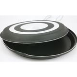 Tiesa Home Teflon Çift Taraflı Balık Krep Gözleme Börek Tavası 32cm