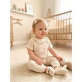 Tiffany Baby Bebek Nope Theme Müslin Fırfır Yaka Tişört Bej 18140 - 2 - 3 Yaş