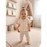 Tiffany Baby Bebek Nope Theme Müslin Pantolon Bej 18031 - 2 - 3 Yaş