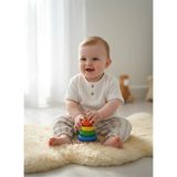 Tiffany Baby Bebek Stripe Theme Keten Pantolon Bej 17031 - 6 - 9 Ay