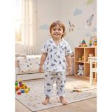 Tiffany Baby Erkek Bebek Watermelon Theme Müslin Pantolon Ekru 60006 - 6 - 9 Ay