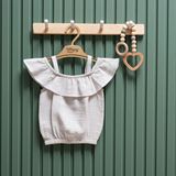 Tiffany Baby Müslin Theme Ip Askılı Tişört 26122 - Gri - 2 - 3 Yaş