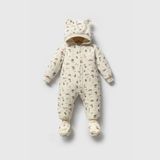 Tiffany Baby Patikli Bebek Tulum 38040 - Ekru - 3 - 6 Ay