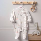 Tiffany Baby Sunny Garden Patikli Bebek Tulumu 2410040 - 9 - 12 Ay - Ekru