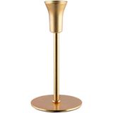 Tiffany Dekoratif Mumluk Şamdan Aydınlatma Altın Renk (24Cmx9cm)