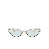 Tiffany TF3095 Çekik Altın Kadın Güneş Gözlüğü