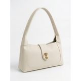 Tiffany & Tomato 128 Şık & Fonksiyonel Hobo Omuz Çantası Krem
