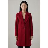 Tiffany & Tomato Cepli Kaşe Kaban - S - Bordo