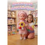 Tıfıl Toys 50cm Türkçe Konuşan Oyuncak Ezgi Bebek Kafası Kolları ve Bacakları Et Bebek Gövdesi Sert Plastik YAVRUAĞZI