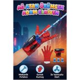Tıfıl Toys Ağ Atan Örümcek Adam Eldiveni! 2 Tane Vantuzlu Dart Eldiven ve Ağ Fırlatıcı Mekanizması Oyuncak Seti