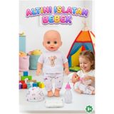 Tıfıl Toys Altını Islatan Bebek Türkçe Konuşan Eğitici Kolları Kafası ve Bacakları Et Şapkalı Oyuncak Bebek