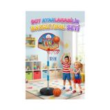 Tıfıl Toys Ayaklı Oyuncak Basketbol Seti Çocuk Basketbol Potası Boy Ayarlanabilir 3 Farklı Boy Seçeneği