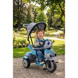 Tıfıl Toys Babyhope Little Panda Ebeveyn Kontrollü Tenteli Müzikli 3 Teker Petrol Mavisi Çocuk Bisikleti