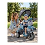 Tıfıl Toys Babyhope Yupi Müzikli Tenteli Ebeveyn Kontrollü Üç Tekerlekli İtmeli Çocuk Bisiklet Petrol Mavisi