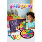 Tıfıl Toys Bilgi Çarkı Eğitici ve Eğlenceli 84 Soru Kartlı Genel Kültür ve Zeka Kutu Oyunu
