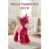 Tıfıl Toys Boynuzlu Fuşya At Pony Unicorn 40 Cm Sevimli Konforlu: Peluş Uyku Yastığı Ve Sarılma Arkadaşı Dekoratif Oyuncak