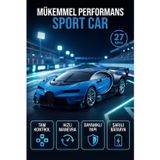 Tıfıl Toys Bugatti Tasarımlı 1:14 Ölçekli 5 Kanal Uzaktan Kumandalı Şarjlı Spor Model Yarış Arabası