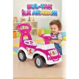 Tıfıl Toys Bul-Tak İlk Arabam - Çocuk İlk Adım ve Bultak Oyuncak Eğitici 52 CM Aktivite Arabası