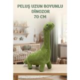 Tıfıl Toys Büyük Dinozor Peluş 70 cm ; Sevimli Ve Konforlu Uyku Yastığı Ve Sarılma Arkadaşı Dekoratif Oyuncak