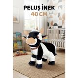 Tıfıl Toys Çanlı İnek Peluş 40 Cm; Sevimli Ve Konforlu Uyku Yastığı Ve Sarılma Arkadaşı Dekoratif Oyuncak