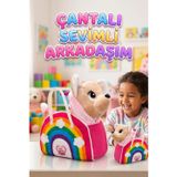 Tıfıl Toys Çantalı Sevimli Arkadaşım: Sesli ve Hareketli Yürüyen Gökkuşağı Çantalı İnteraktif Köpek