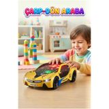 Tıfıl Toys Çarp Dön Araba 1:18 Ölçekli 25 CM Müzikli Ve 3D Işıklı Pilli Eğlenceli Oyuncak Polis Arabası