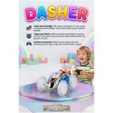 Tıfıl Toys Çılgın Dasher Uzaktan Kumandalı Işıklı Takla Atan Araba 360 Derece Dönebilen Akrobatik Oyuncak Araba