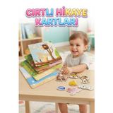 Tıfıl Toys Cırtlı Hayvanlar Hikaye Kartları – 3D Eğitici ve Geliştirici 24 adet Figürlü Çocuk Oyun Seti