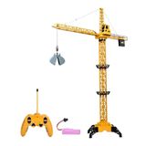 Tıfıl Toys Dev Boy Uzaktan Kumandalı Oyuncak Kule Vinç, 128 cm Yükseklik, Sarı