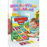 Tıfıl Toys Domino Oyunu Hayvanlar – Eğlenceli Eşleştirme Kartları 28 Adet Domino Kartlı Eğitici Kutu Oyunu
