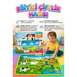 Tıfıl Toys Eğitici Çiftlik Halısı - Sesli ve Işıklı Dokunmatik Bebek Aktivite Oyun Matı 48x60 cm