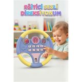 Tıfıl Toys Eğitici ve Müzikli Pilli Trafik Eğitim Direksiyonu - Sesli ve Işıklı 8 Tuşlu Oyuncak