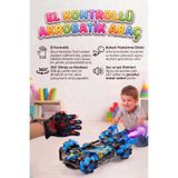 Tıfıl Toys El Kontrollü Işıklı Sesli Şarjlı 13 Fonksiyonlu 360° Dönen Duman Atan 2.4GHz Akrobatik Oyuncak Araba