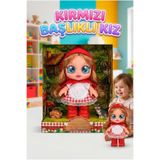 Tıfıl Toys Elissa Masal Anlatan Kırmızı Başlıklı Kız Bebek - 24 cm Sesli Et Bebek - Eğitici Oyun Arkadaşı