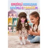 Tıfıl Toys Emzikli Sevimli %100 Et Bebek - 50 cm Konuşan Gerçekçi Oyun Arkadaşı İnteraktif Eğitici Oyuncak