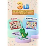 Tıfıl Toys Farbu Oyuncak Ahşap Bultak Puzzle 15 Parça Arka Yüzü Yazı Tahtalı Yapboz Dört İşlem Sayılar