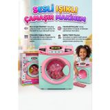 Tıfıl Toys Fonksiyonel Oyuncak Çamaşır Makinesi - 22 cm Büyük Boy Oyun Seti, Eğitici Ev İşleri Taklit Oyunu