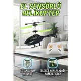 Tıfıl Toys Hareket Sensörlü Kumandalı Şarjlı Yeşil Helikopter - Oyuncak Helikopter