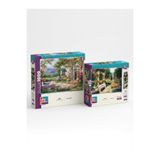 Tıfıl Toys Hayal Bahçesi ve Botanik Bahçesi İkili Set - 1000 + 500 Parça İkili Puzzle Seti