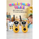 Tıfıl Toys İlk Telsizim! Sesli Mikrofonlu Pilli Antenli İkili Telsiz Eğitici Oyuncak Seti