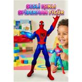 Tıfıl Toys İnteraktif Arkadaşım Örümcek Adam! Pilli Sesli Işıklı 30cm Hareketli Eklemli Oyuncak Aksiyon Figürü