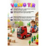 Tıfıl Toys Işıklı Sesli Pilli Çek Bırak Mekanizmalı Volvo Öne Doğru Açılan Kabinli 11cm Dorsesiz Oyuncak Tır